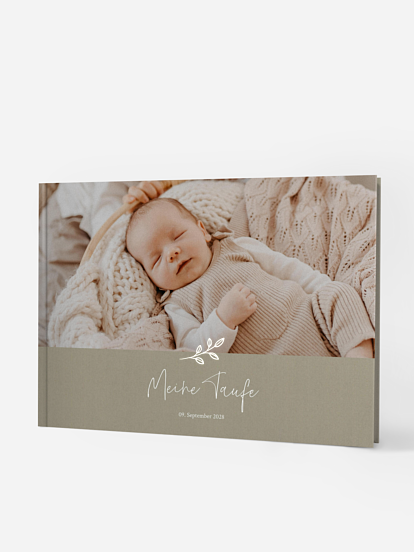 Gästebuch zur Taufe Golden Child