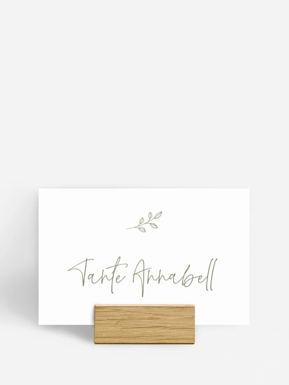 Tischkarte Taufe Golden Child