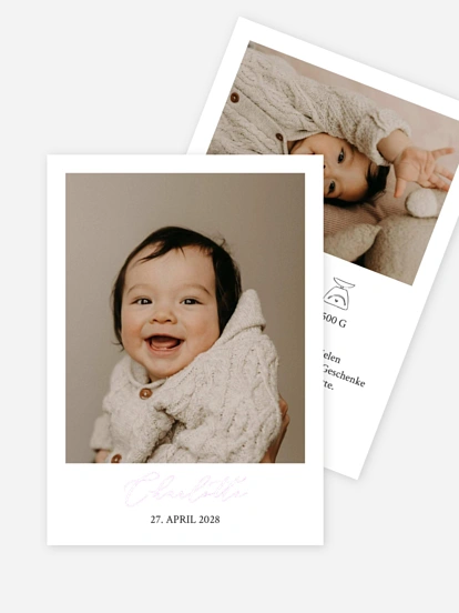 Geburtskarte Lucky Baby