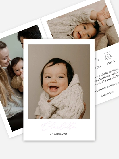 Geburtskarte Lucky Baby