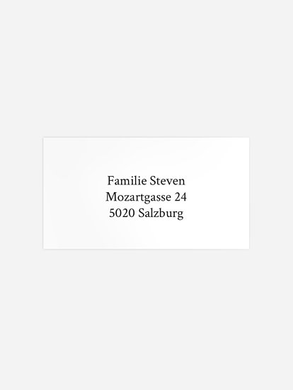 Empfängeraufkleber Geburt Lucky Baby