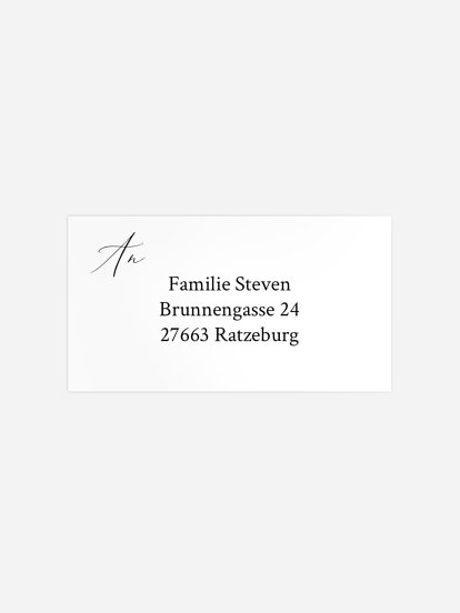 Empfängeraufkleber Geburt Lucky Baby