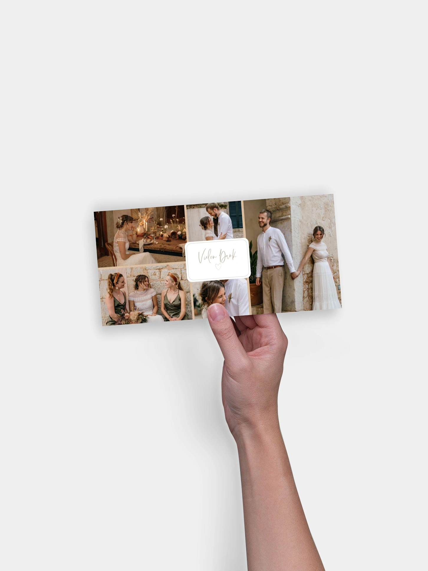 Dankeskarte Hochzeit Tiny Heart
