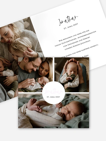 Geburtskarte Little Darling