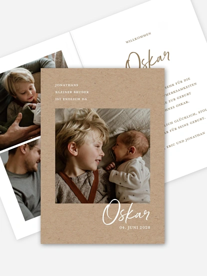 Geburtskarte Mein kleiner Bruder