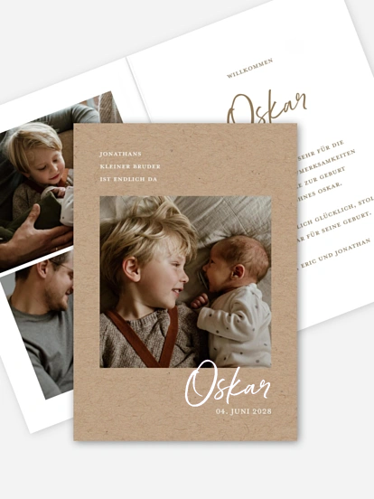 Geburtskarte Mein kleiner Bruder