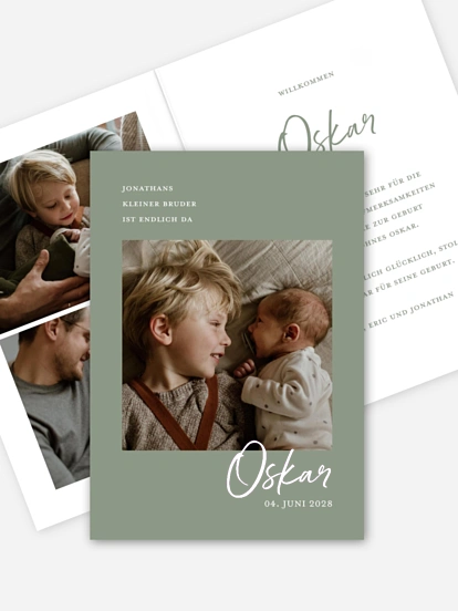 Geburtskarte Mein kleiner Bruder