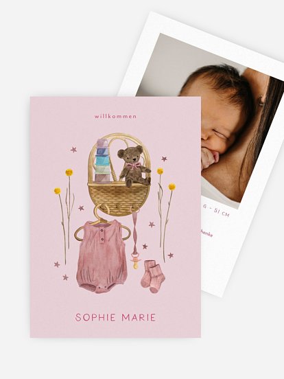 Geburtskarte Alles was du brauchst
