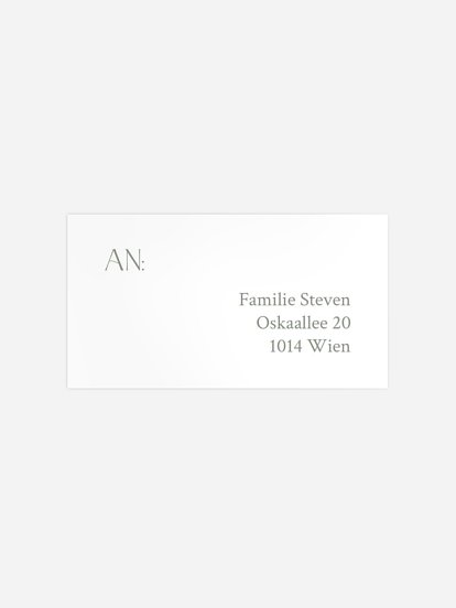 Empfängeraufkleber Geburt Herzstück