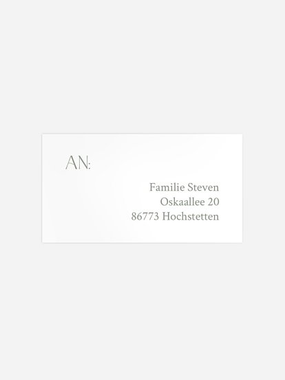 Empfängeraufkleber Geburt Herzstück