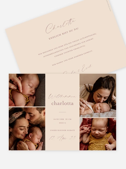 Geburtskarte Herzmoment