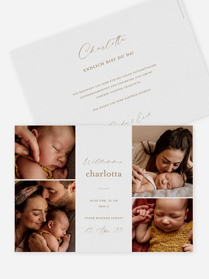 Geburtskarte Herzmoment