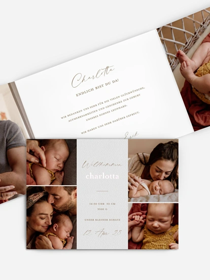 Geburtskarte Herzmoment