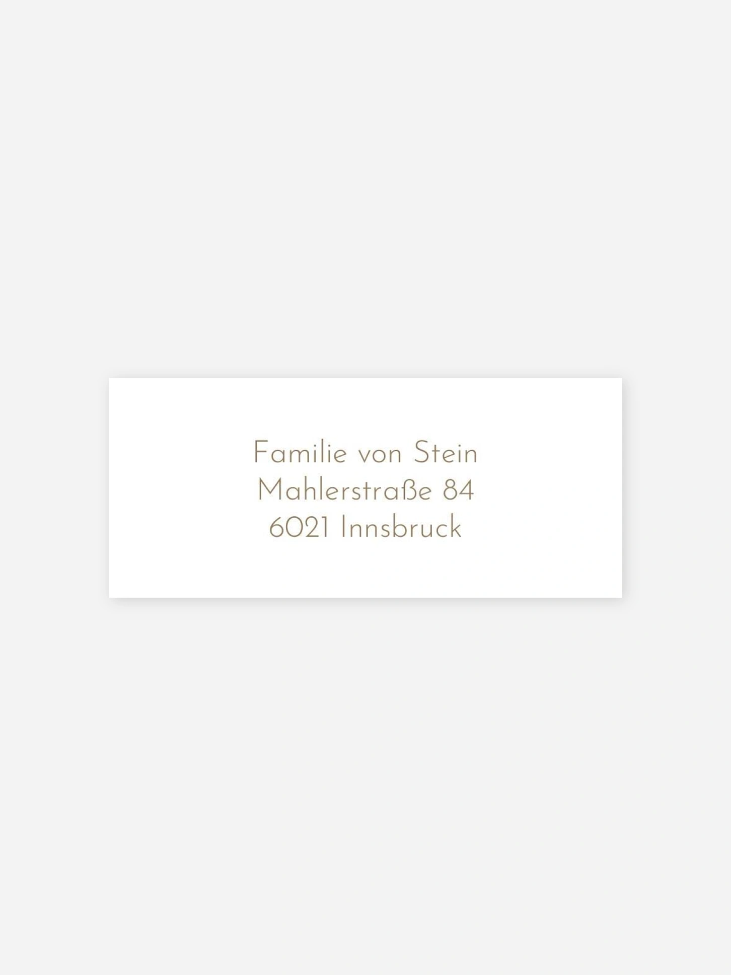 Absenderaufkleber Geburt Nur Du Kraftpapier