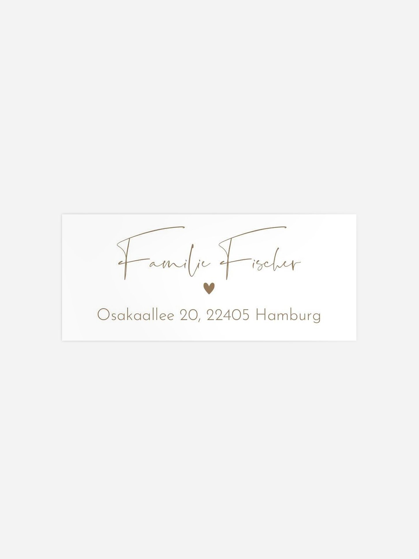 Absenderaufkleber Geburtstag Crafty Kraftpapier