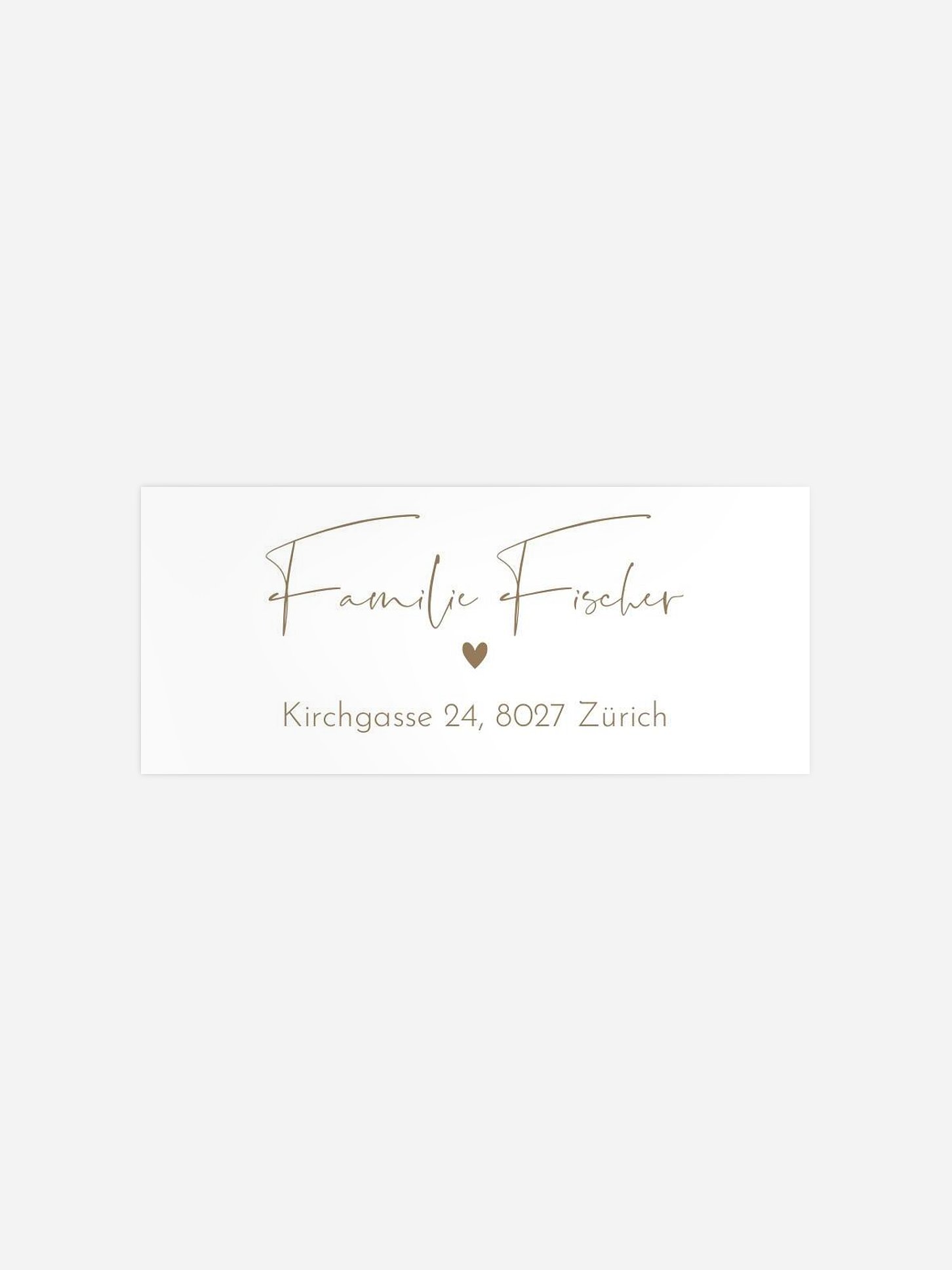 Absenderaufkleber Geburt Crafty Kraftpapier