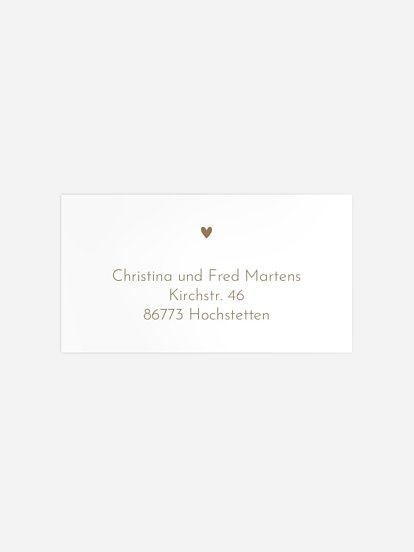 Empfängeraufkleber Geburtstag Crafty Kraftpapier