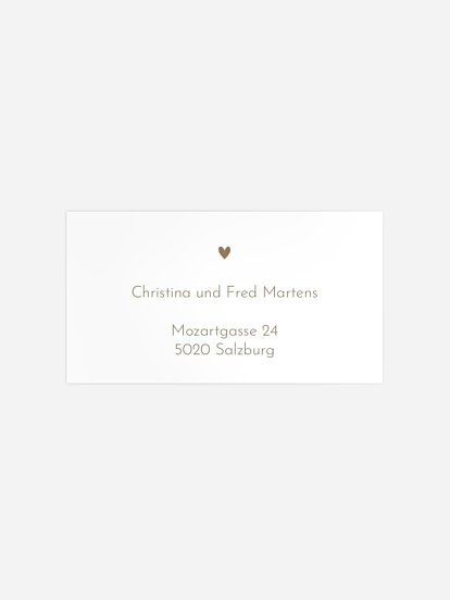 Empfängeraufkleber Geburt Crafty Kraftpapier