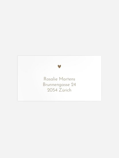 Empfängeraufkleber Konfirmation und Kommunion Crafty Kraftpapier