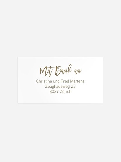 Empfängeraufkleber Geburt Familienleben