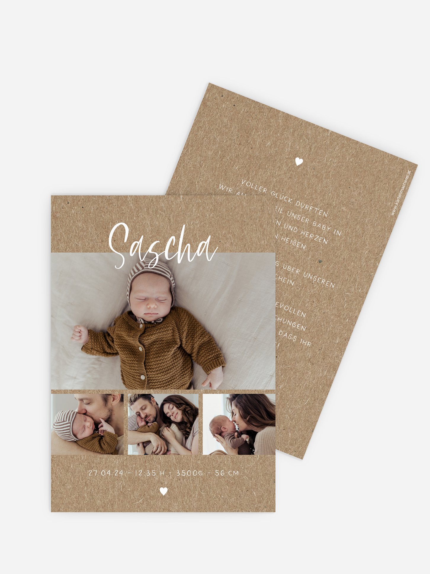 Geburtskarte Cute Baby