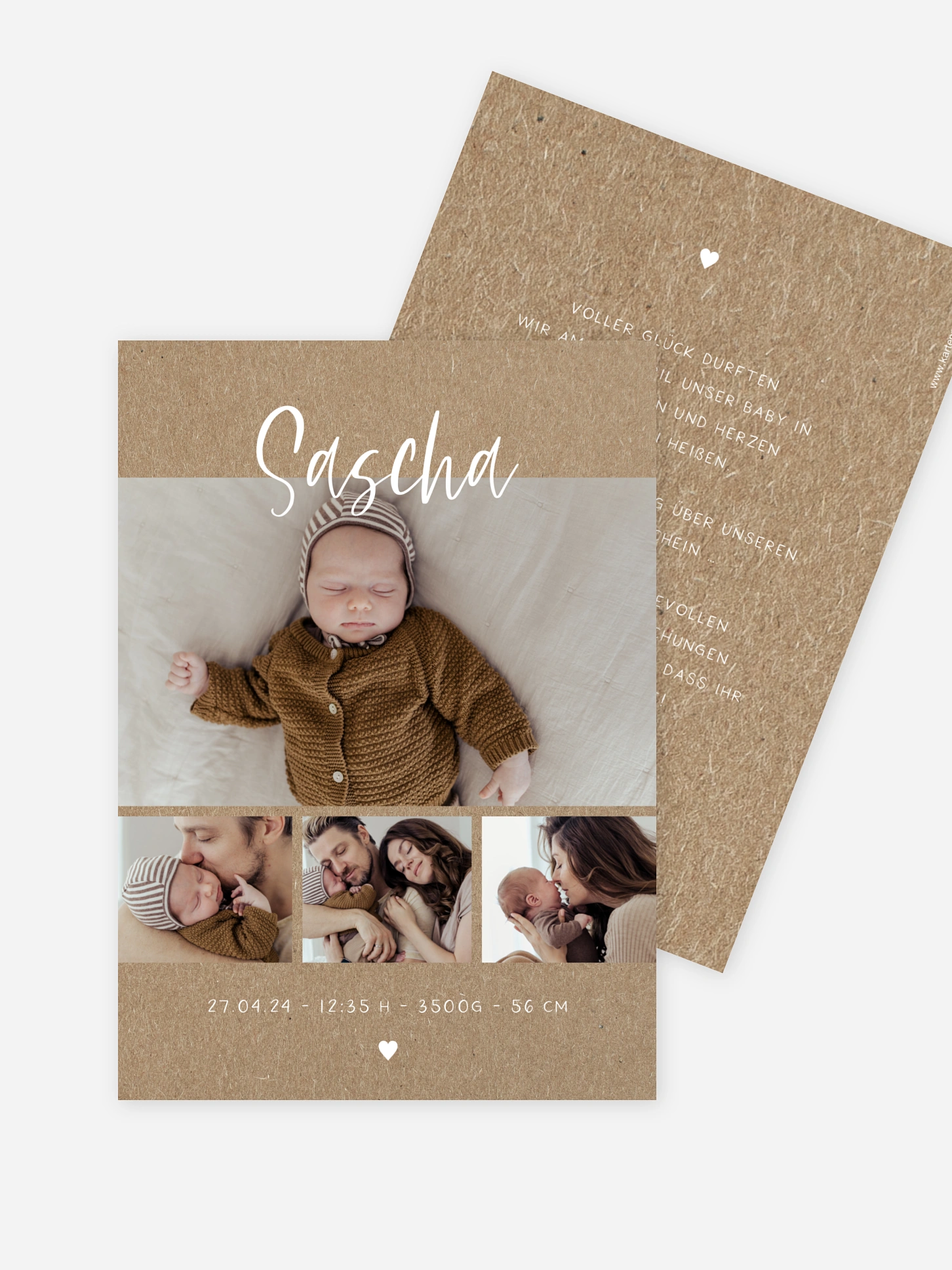 Geburtskarte Cute Baby