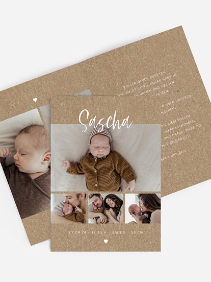 Geburtskarte Cute Baby