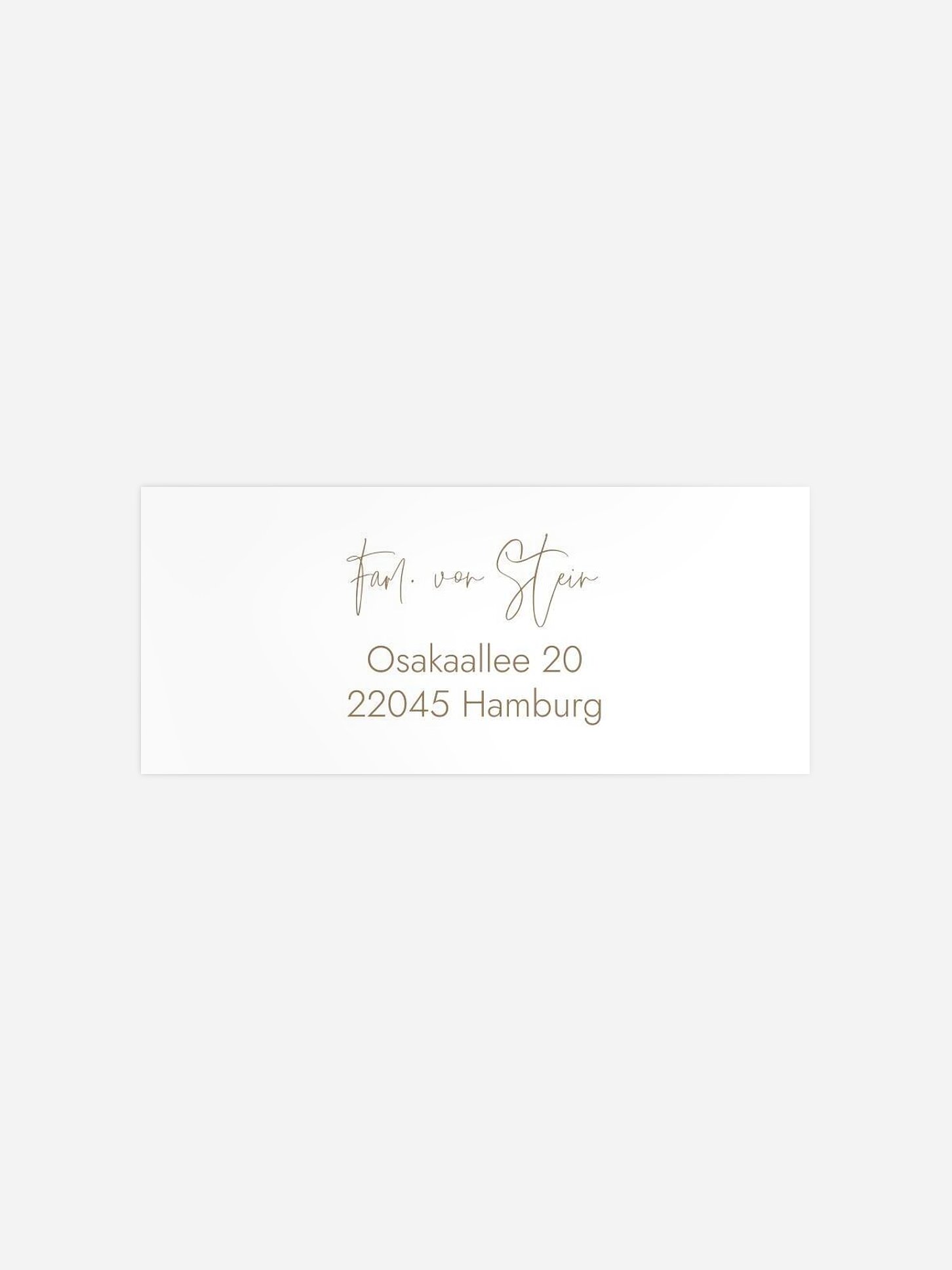Absenderaufkleber Geburt Baby Picture Kraftpapier
