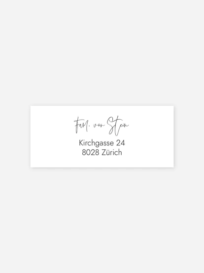 Absenderaufkleber Geburt Baby Picture