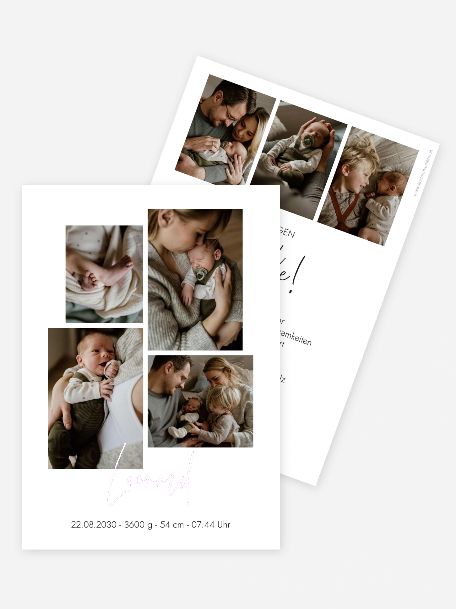 Geburtskarte Baby Picture