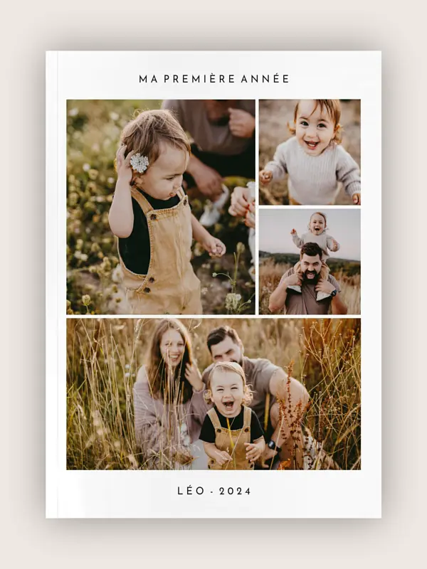Album photo souple Minimaliste