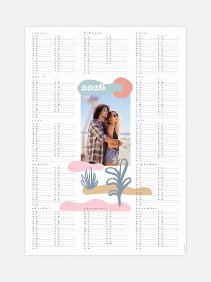 Jahresplaner Travel Love