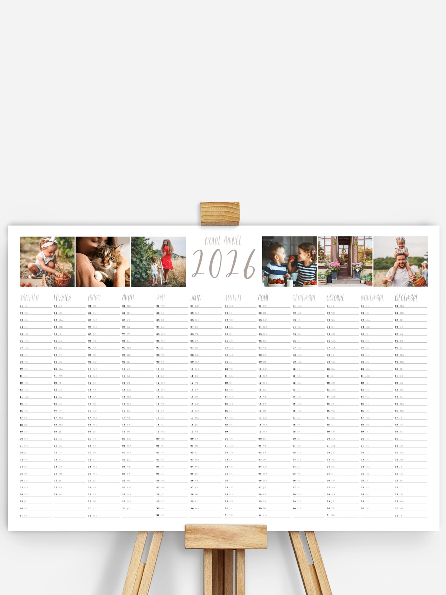 Affiche Calendrier Time for Us