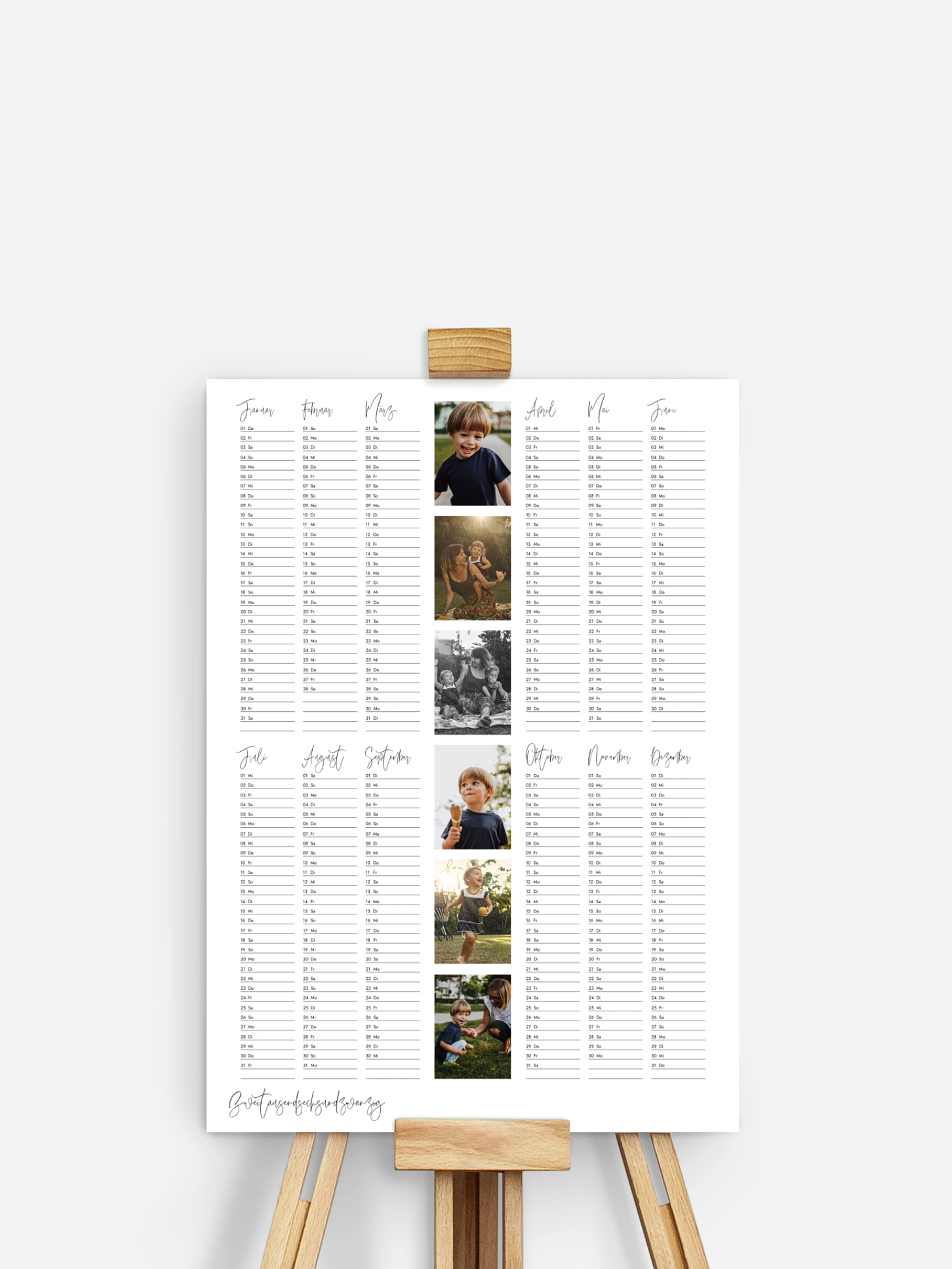 Jahresplaner Simple Year