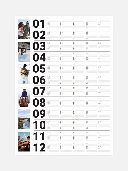 Jahresplaner Bold Year