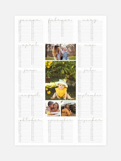 Jahresplaner Happy Plan