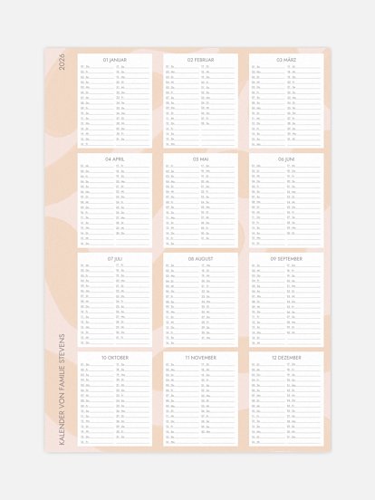 Jahresplaner Colourful Mind