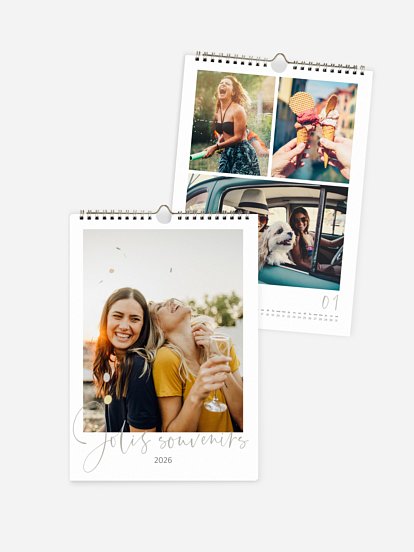 Calendrier mural Sentiment de bonheur