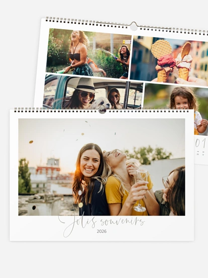 Calendrier mural Sentiment de bonheur