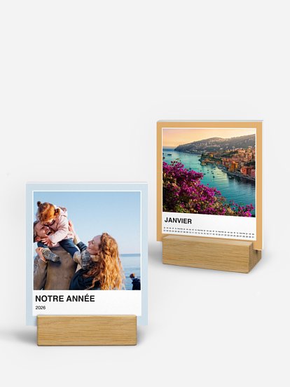 Calendrier Année colorée