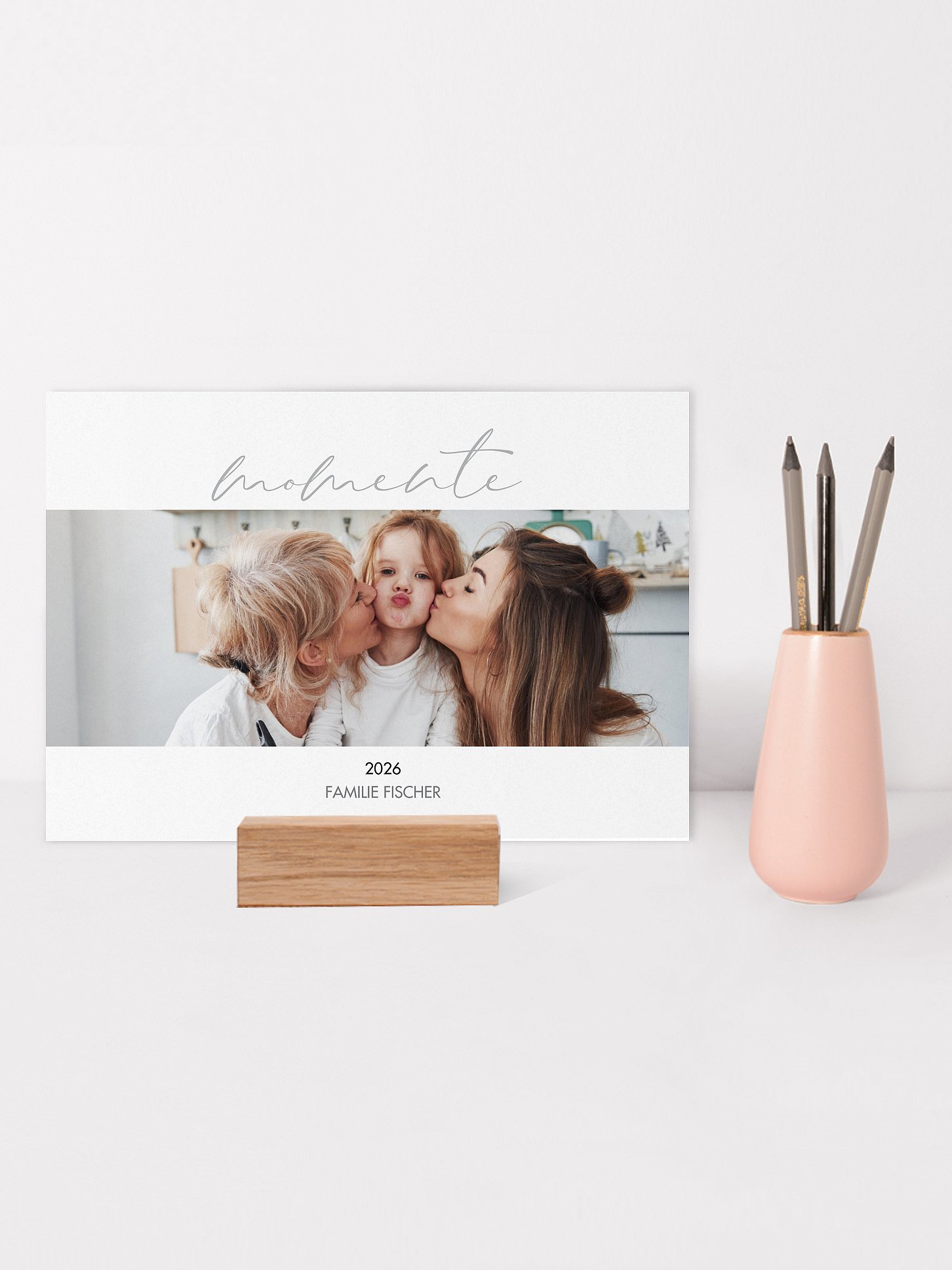 Tischkalender Gold Momente