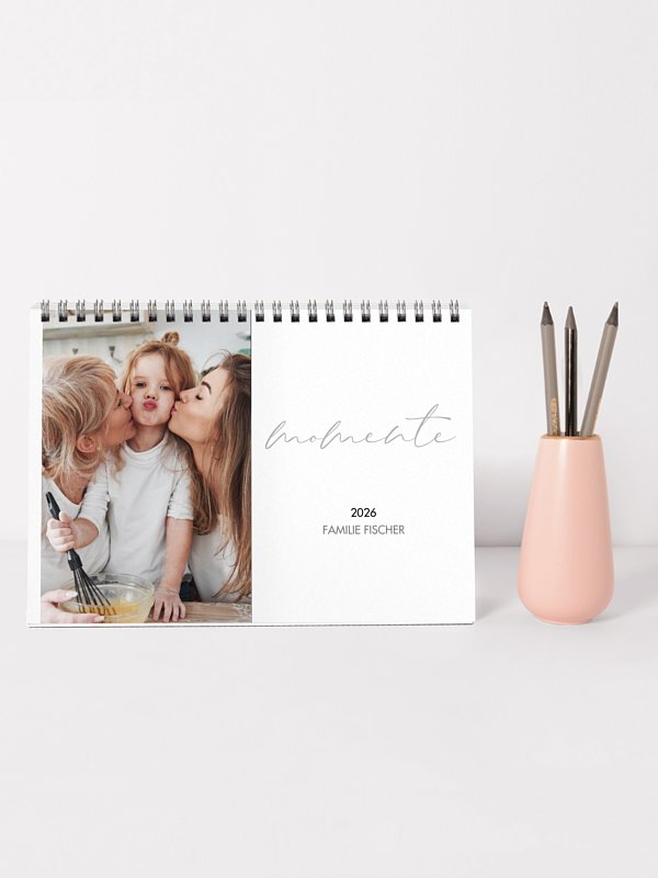 Tischkalender Gold Momente
