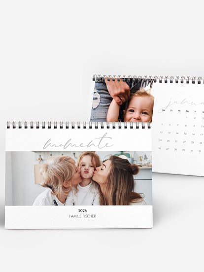 Tischkalender Gold Momente