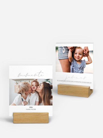 Tischkalender Gold Momente