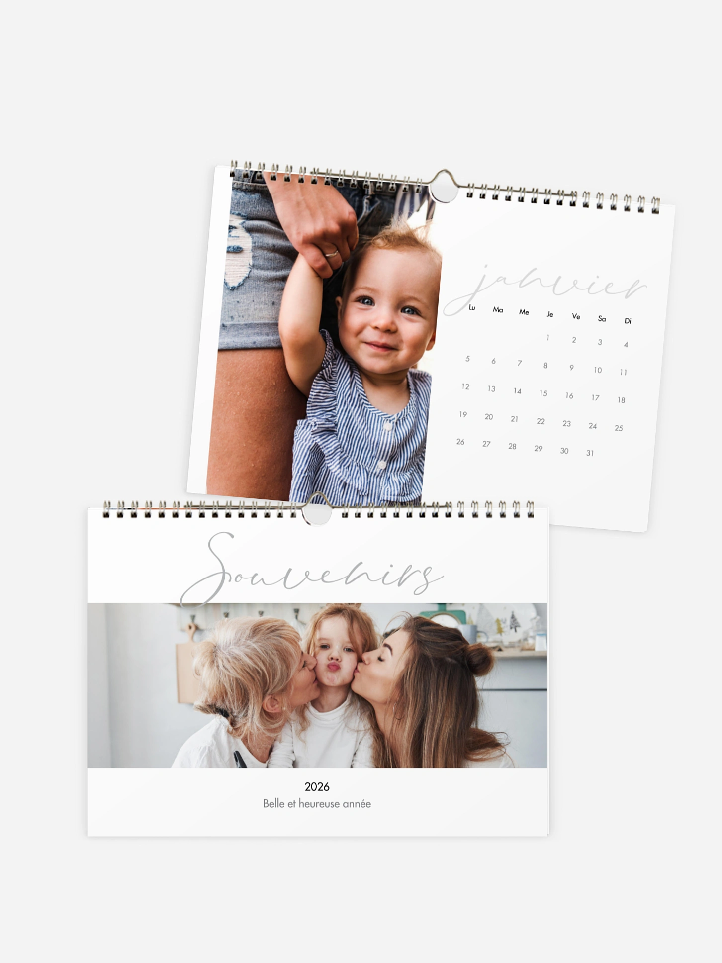 Calendrier mural Moments en or