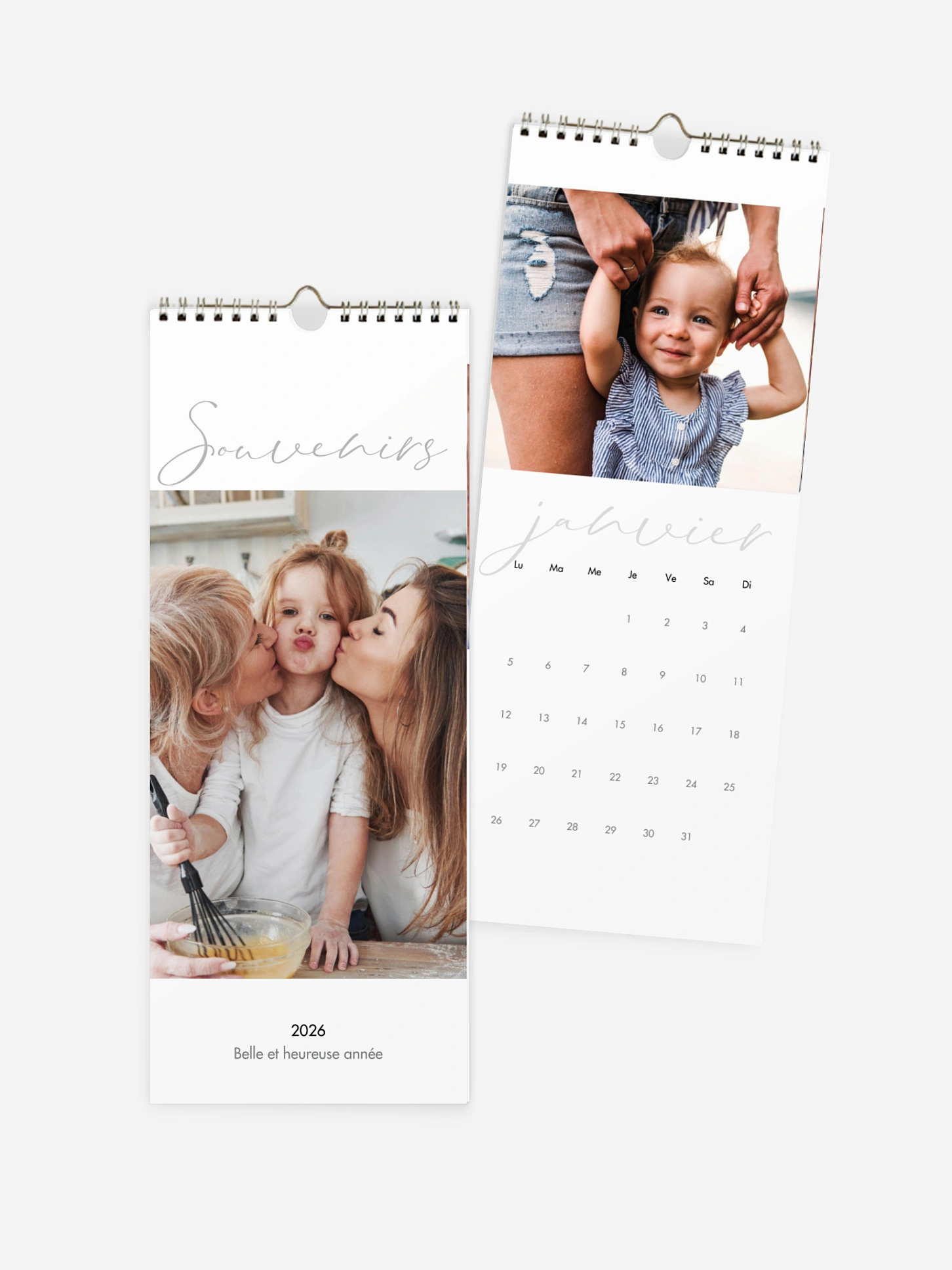 Calendrier mural Moments en or