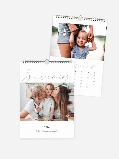 Calendrier mural Moments en or