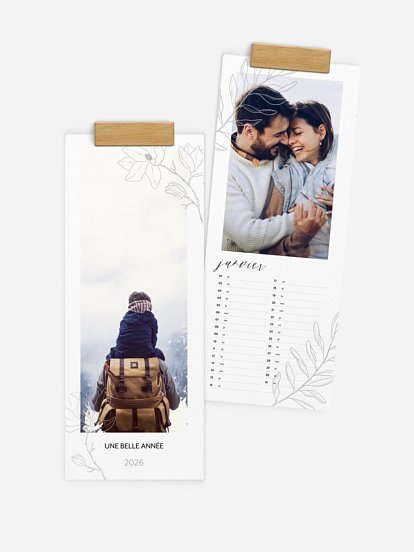 Calendrier mural Calm Flowers