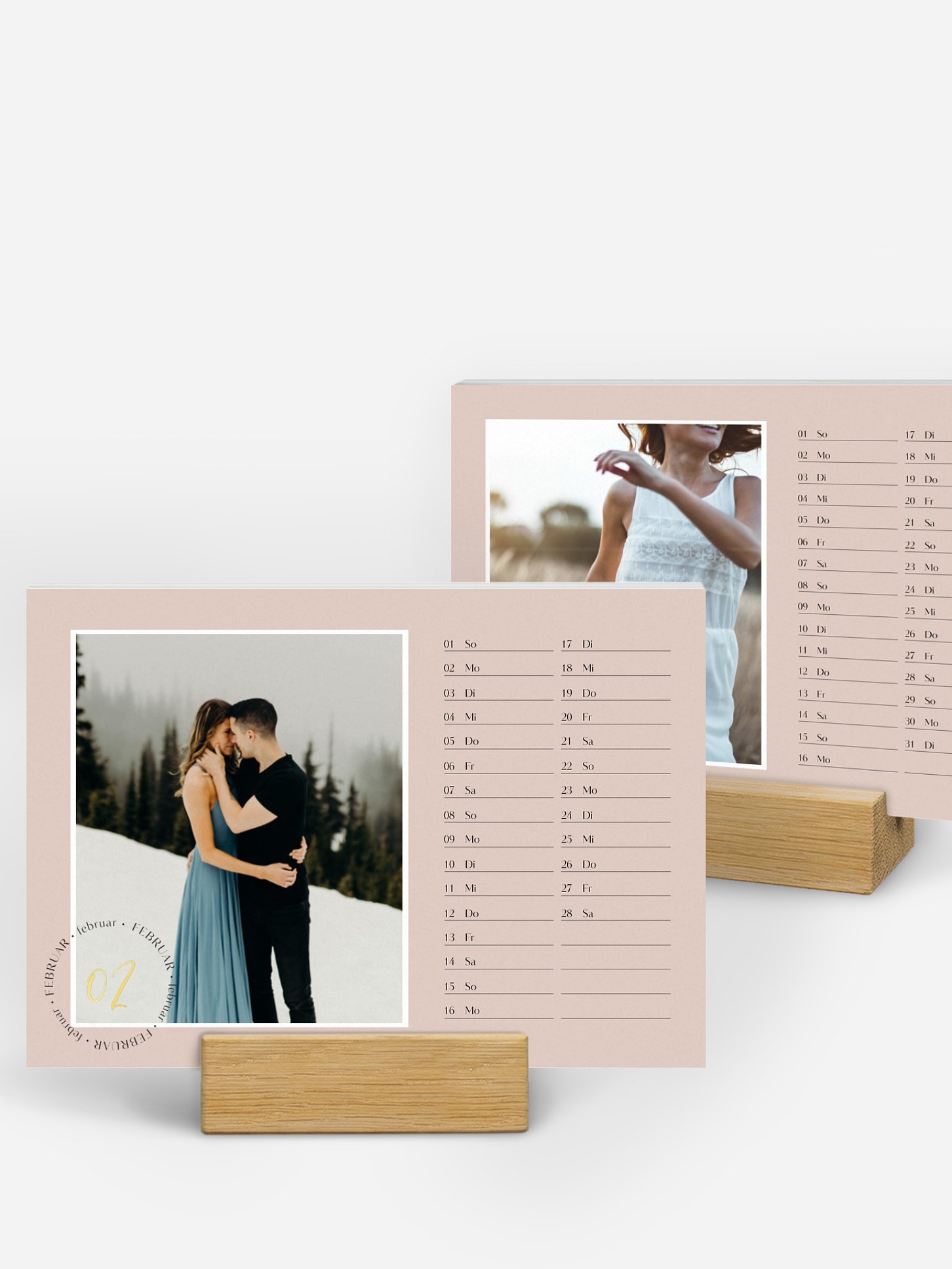 Tischkalender Soft Stamp