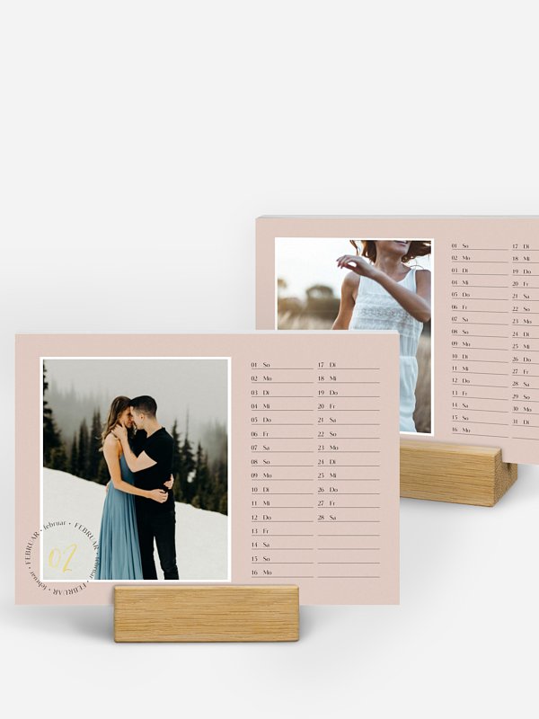 Tischkalender Soft Stamp